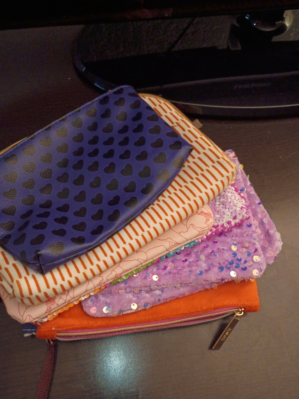 Multicolor Women’s Pouch Set - 8 Set